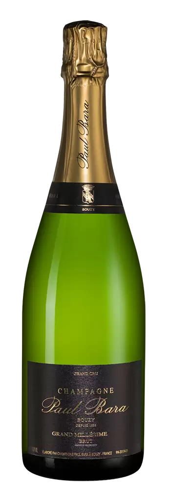 Шампанское Grand Millesime Grand Cru Bouzy Brut Paul Bara 2018 г. 0.75 л