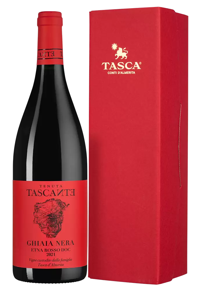 Вино Tascante Ghiaia Nera Tasca d'Almerita 0.75 л в подарочной упаковке