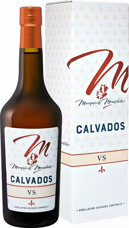 Кальвадос Marquis de Montdidier VS 0.7 л Gift Box