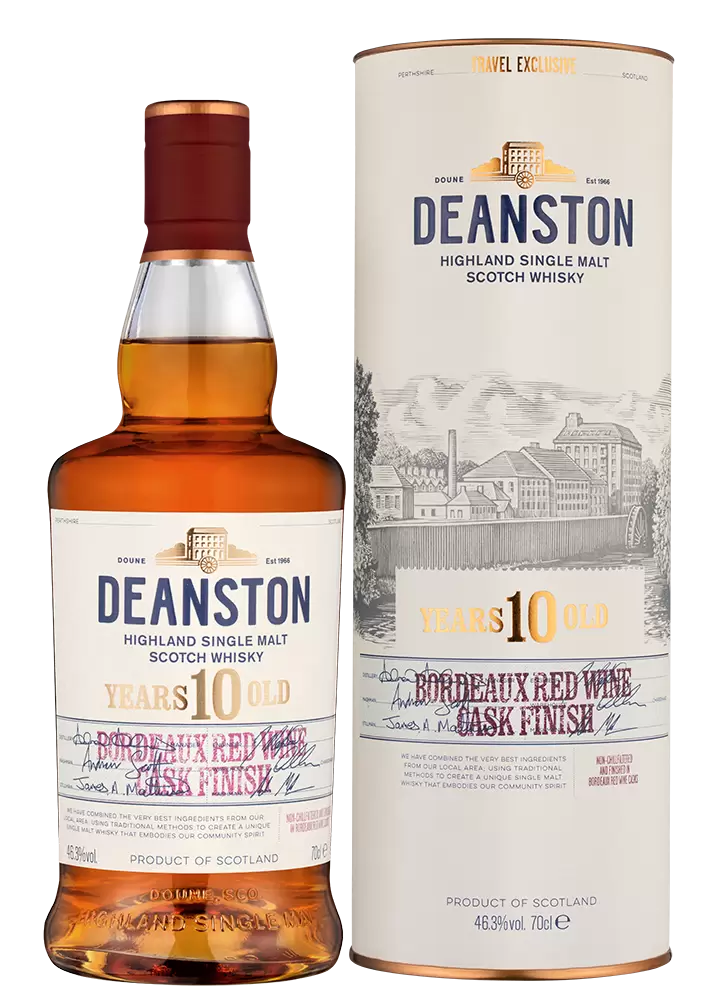 Виски Deanston Aged 10 Years Bordeaux Red Wine Cask 0.7 л Gift Box