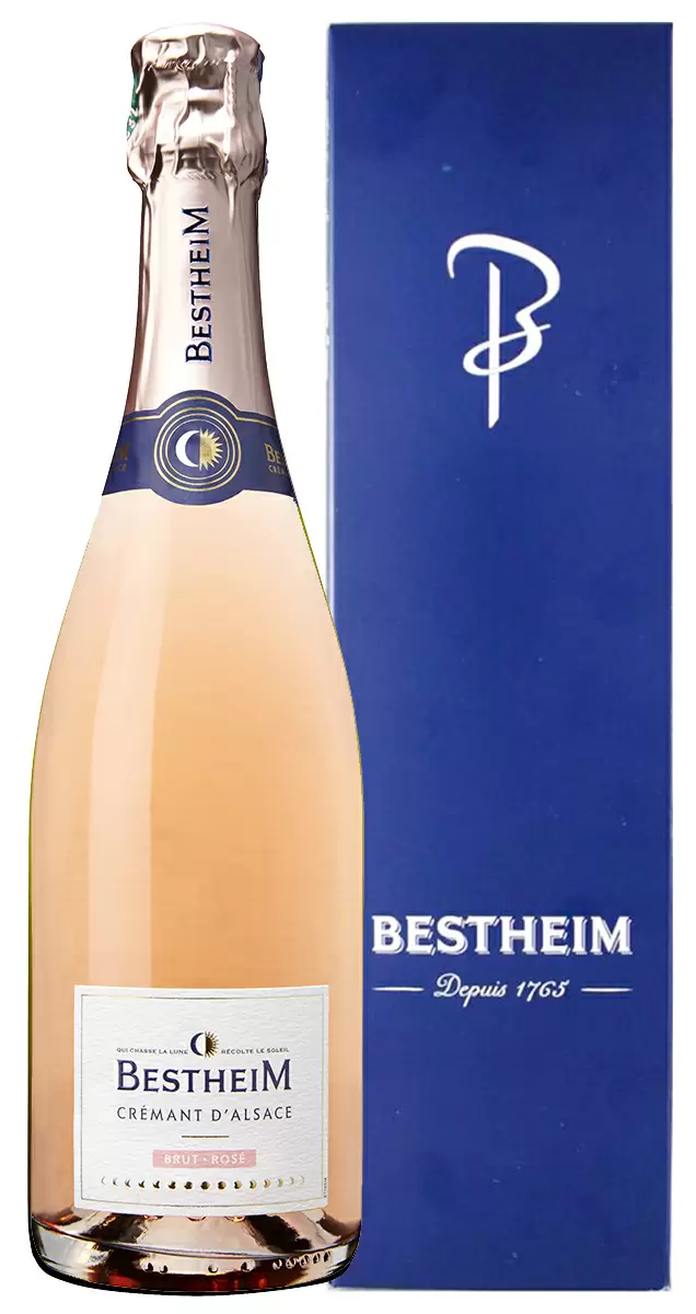 Игристое вино Bestheim Cremant d'Alsace AOC Brut Rose 0.75 л Gift Box
