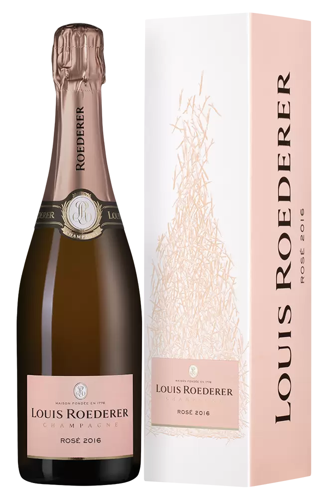 Шампанское Louis Roederer Brut Rose 2016 г. 0.75 л Gift Box