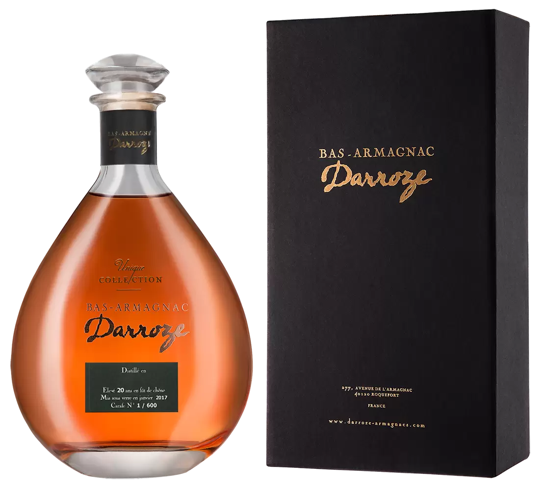 Арманьяк Darroze Unique Collection Domaine de Jouanchicot a Mauleon d'Armagnac 2001 г. 0.7 л Gift Box & 1 Decanter