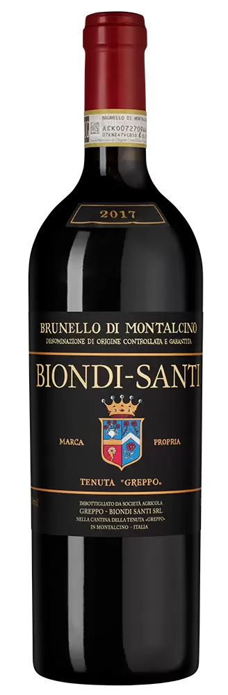 Вино Brunello di Montalcino Biondi Santi 2017 г. 0.75 л