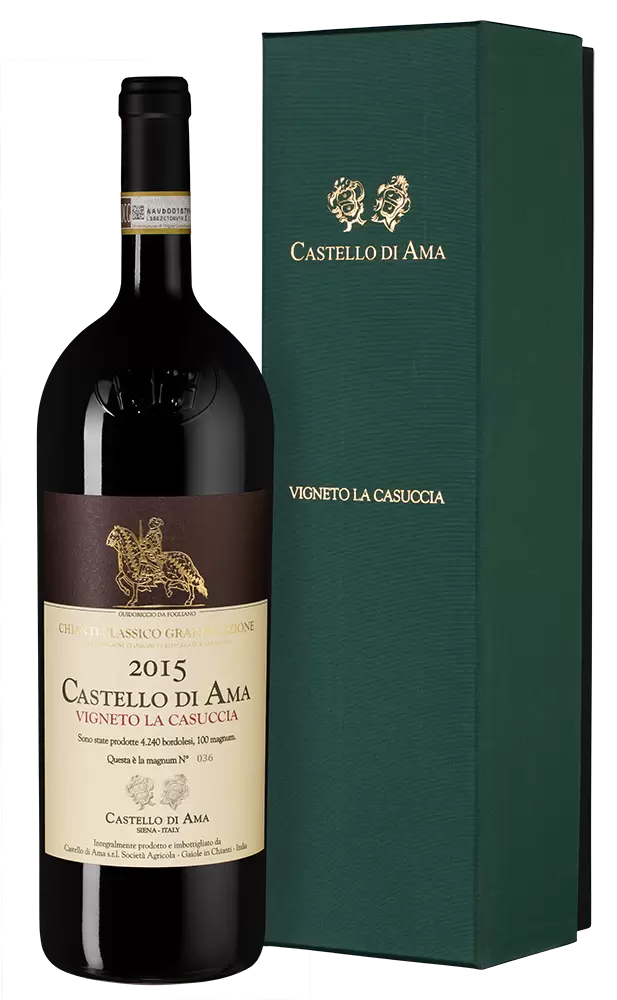 Вино Chianti Classico Gran Selezione Vigneto La Casuccia 2015 г. 1.5 л Gift Box