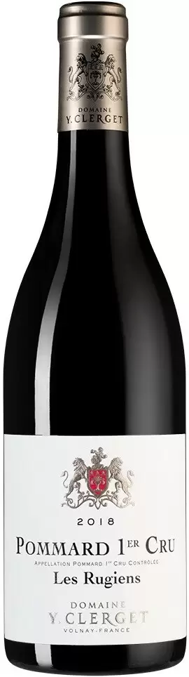 Вино Domaine Yvon Clerget Pommard Premier Cru Les Rugiens 2018 г. 0.75 л