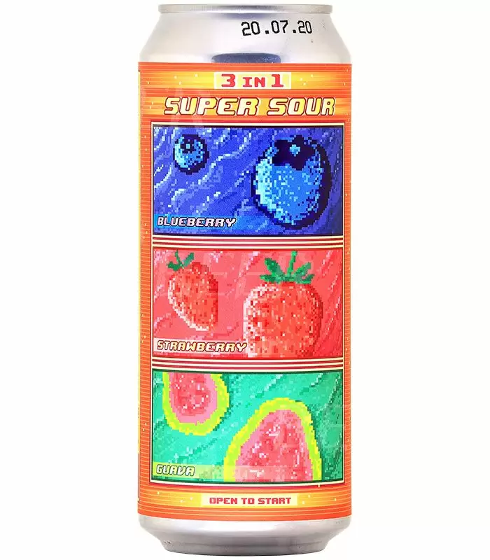 Пиво Stamm Brewing Super Sour 3 in 1 Can 0.5 л