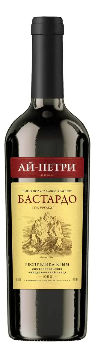 Вино Ай-Петри Бастардо 0.75 л
