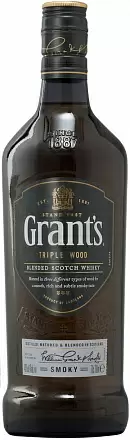 Виски Grant's Triple Wood Smoky 0.7 л