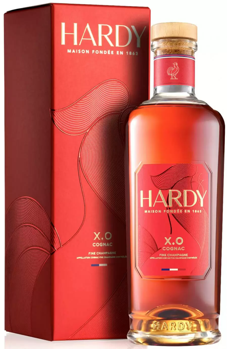 Коньяк Hardy XO Fine Champagne AOC 0.7 л в подарочной упаковке
