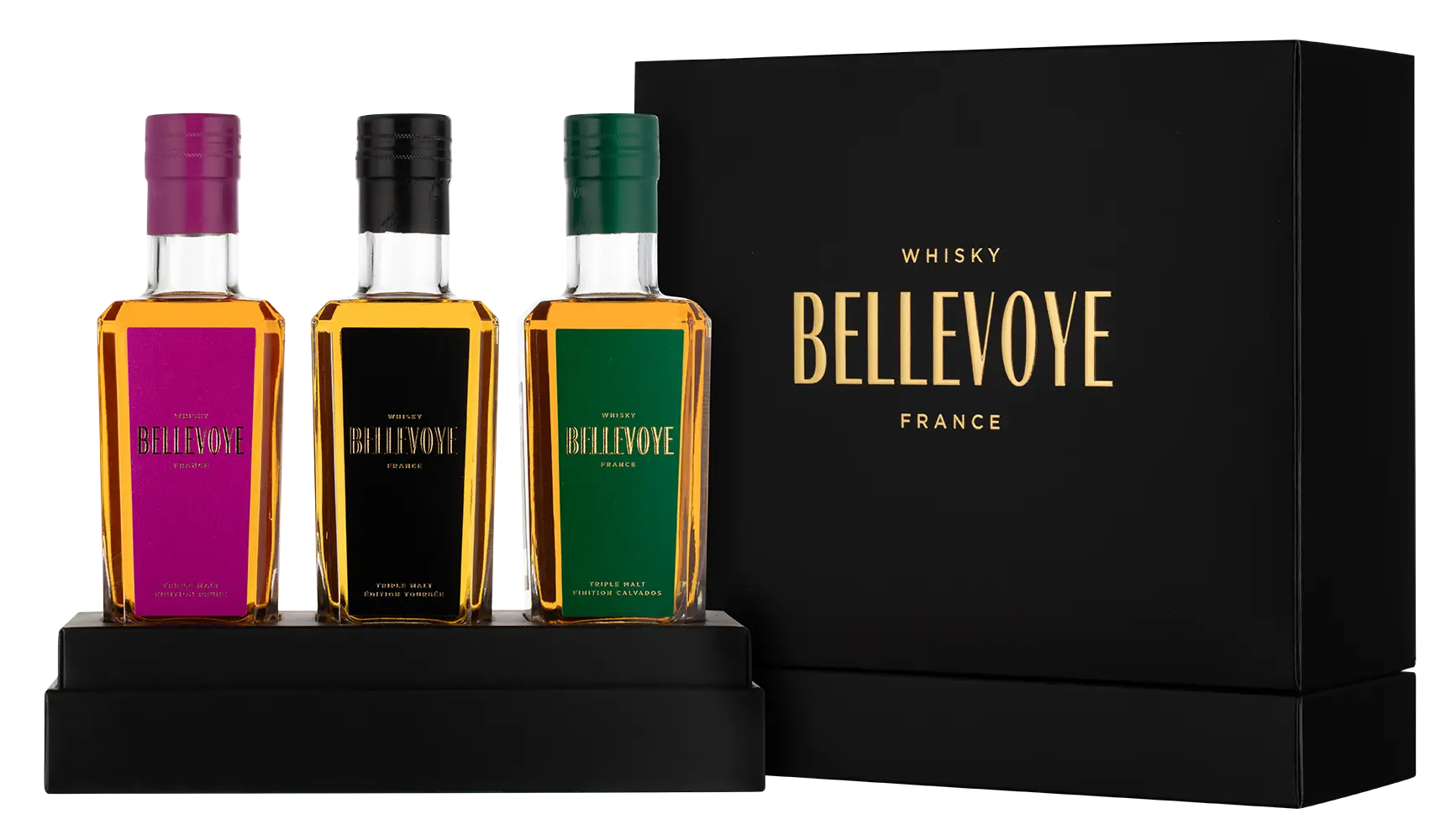 Виски Bellevoye Prestige 0.2 л в подарочной упаковке