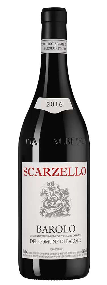 Вино Barolo del Comune di Barolo Scarzello 2016 г. 0.75 л