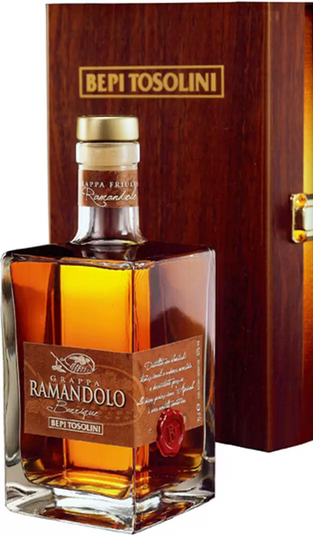 Граппа Bepi Tosolini Ramandolo Barrique Decanter 0.7 л Gift Box