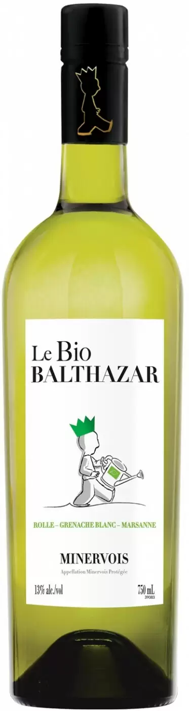 Les Celliers Jean d'Alibert Pierrick Harang Le Bio Balthazar Blanc Minervois AOP