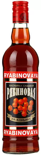 Ликер Ладога Рябиновая На Коньяке 0.5 л