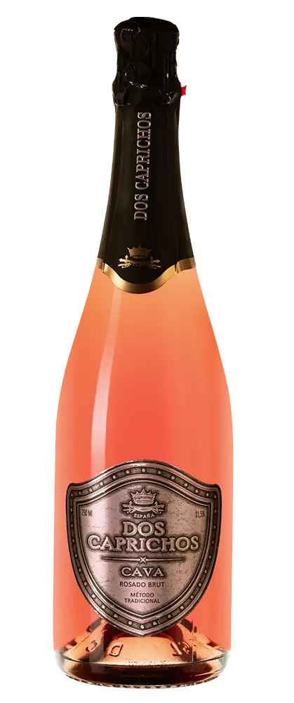 Игристое вино Cava Dos Caprichos Rosado Brut 0.75 л