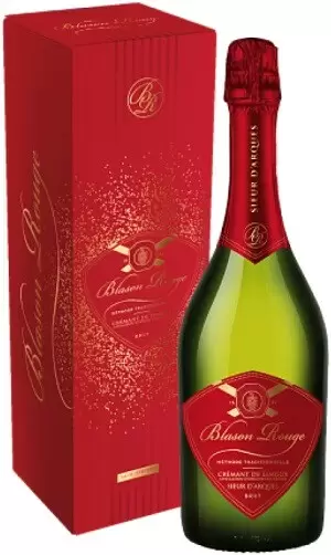 Игристое вино Sieur d'Arques Blason Rouge Cremant Brut Limoux 0.75 л Gift Box