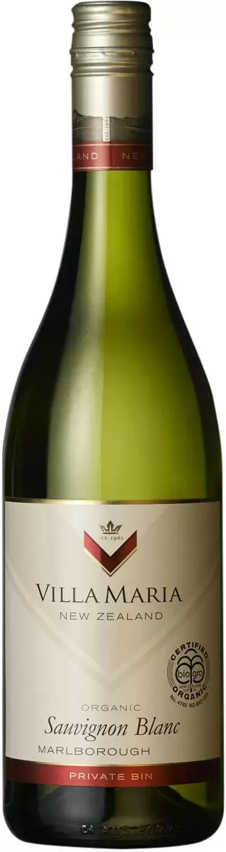 Вино Villa Maria Private Bin Sauvignon Blanc Organic 2021 г. 0.75 л