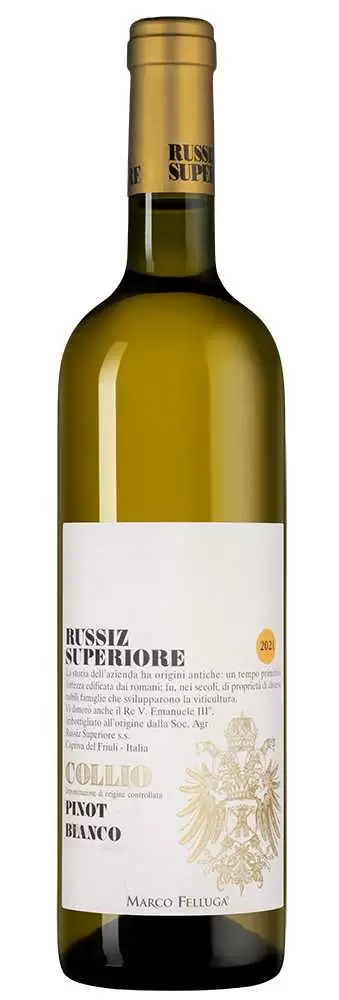 Вино Collio Pinot Bianco Russiz Superiore 0.75 л
