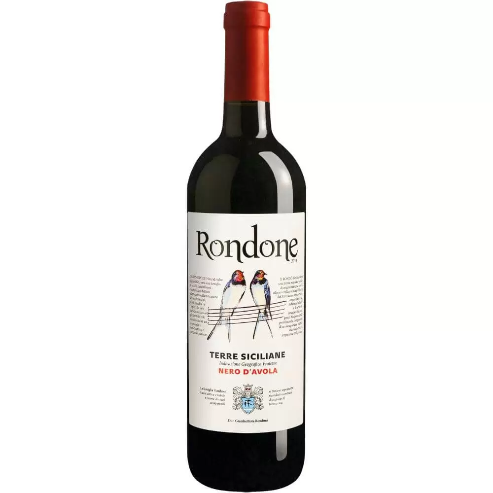 Вино Settesoli Rondone Nero d'Avola Sicilia 2018 г. 0.75 л