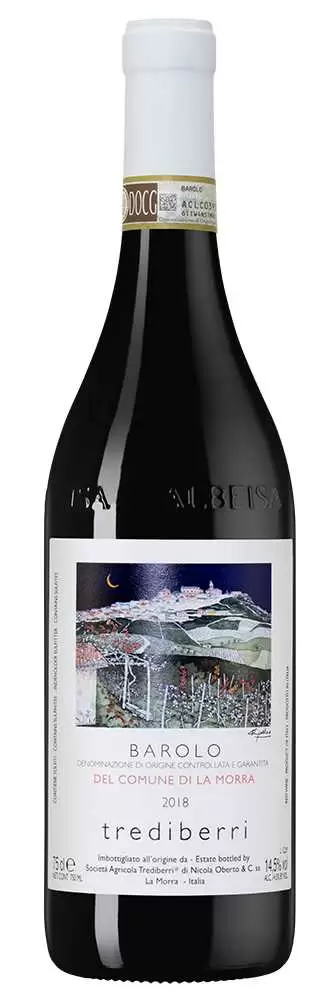 Вино Barolo del Comune di La Morra Trediberri 2018 г. 0.75 л