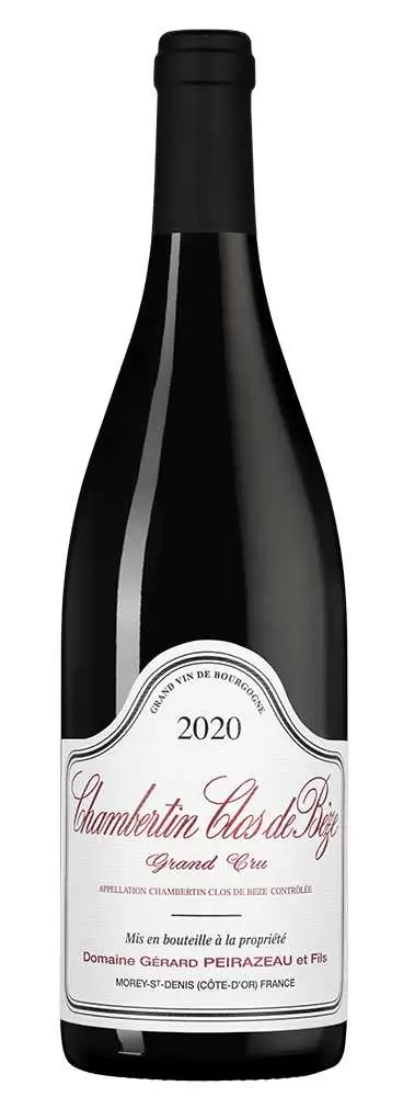 Вино Chambertin Clos de Beze Grand Cru Domaine Gerard Peirazeau & Fils 2020 г. 0.75 л
