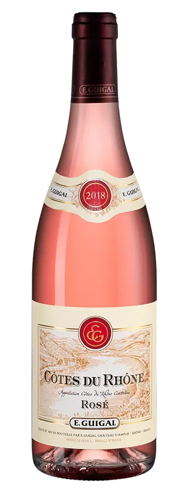 Вино Cotes du Rhone Rose 2018 г. 0.75 л