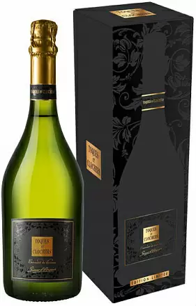 Игристое вино Toques & Clochers Cremant de Limoux Brut Black Label 2017 г. 0.75 л Gift Box
