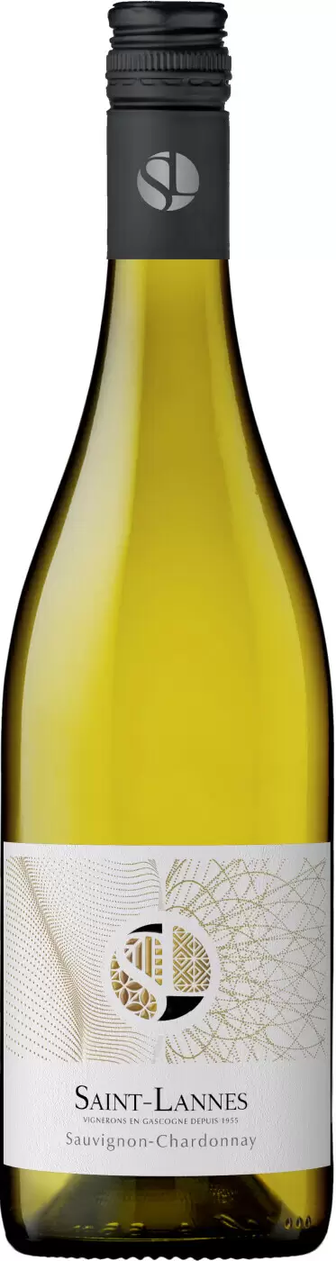 Вино Domaine Saint-Lannes Sauvignon-Chardonnay Cotes de Gascogne IGP 0.75 л