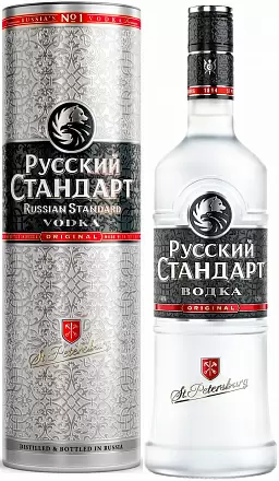 Водка Русский Стандарт Оригинальная 0.5 л Gift Box
