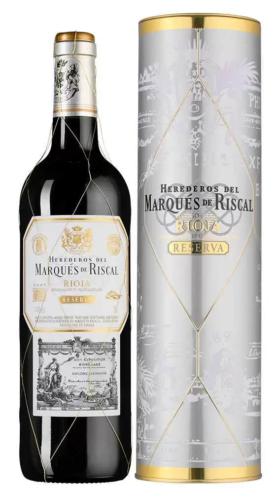 Вино Marques de Riscal Reserva 0.75 л в подарочной упаковке