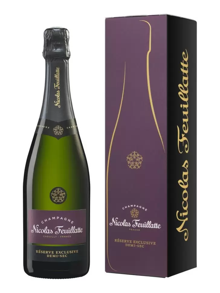 Шампанское Nicolas Feuillatte Reserve Exclusive Demi-Sec 0.75 л в подарочной упаковке