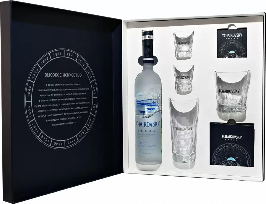 Водка Tchaikovsky Extended Premium Collection 0.7 л Gift Box