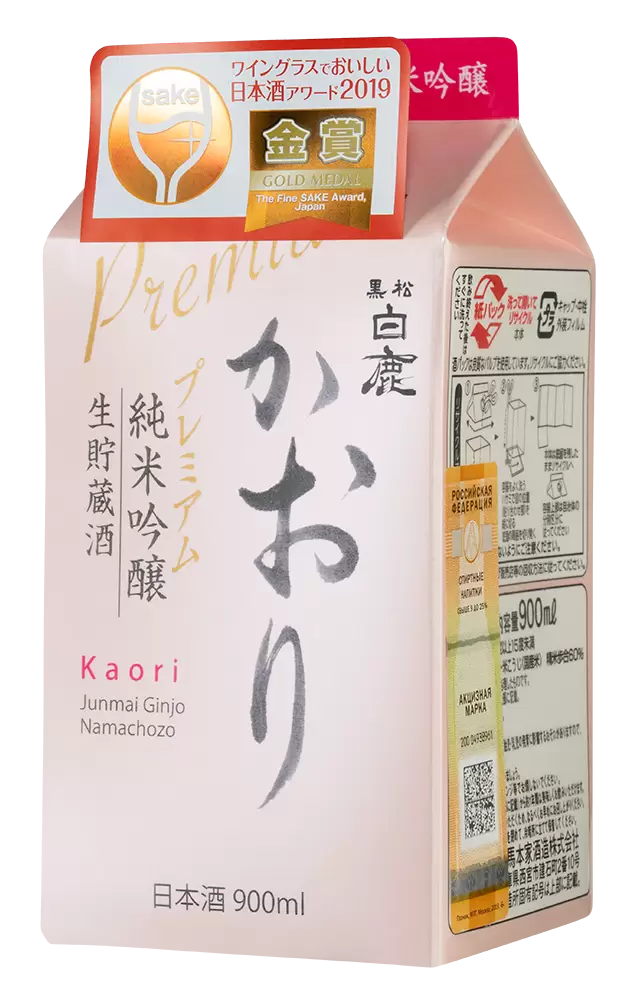 Саке Kaori Junmai Ginjo 0.9 л
