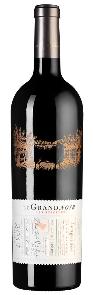 Вино Le Grand Noir Les Reserves 2017 г. 0.75 л