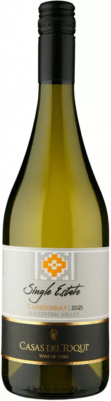 Вино Casas del Toqui Single Estate Chardonnay Central Valley 0.75 л