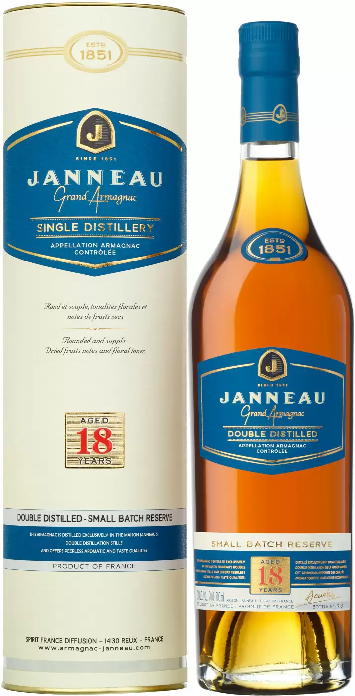 Арманьяк Janneau 18 Years Old 0.7 л Gift Box