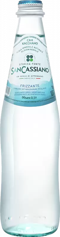 Вода газированная San Cassiano Glass 0.5 л