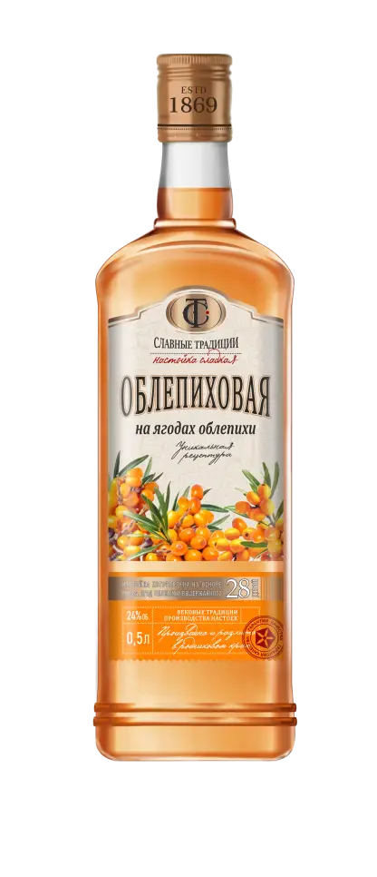 Настойка Slavnye Tradicii Sea Buckthorn 0.5 л