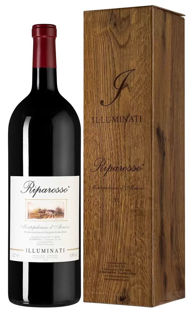 Вино Riparosso Montepulciano d'Abruzzo 2019 г. 3 л Gift Box