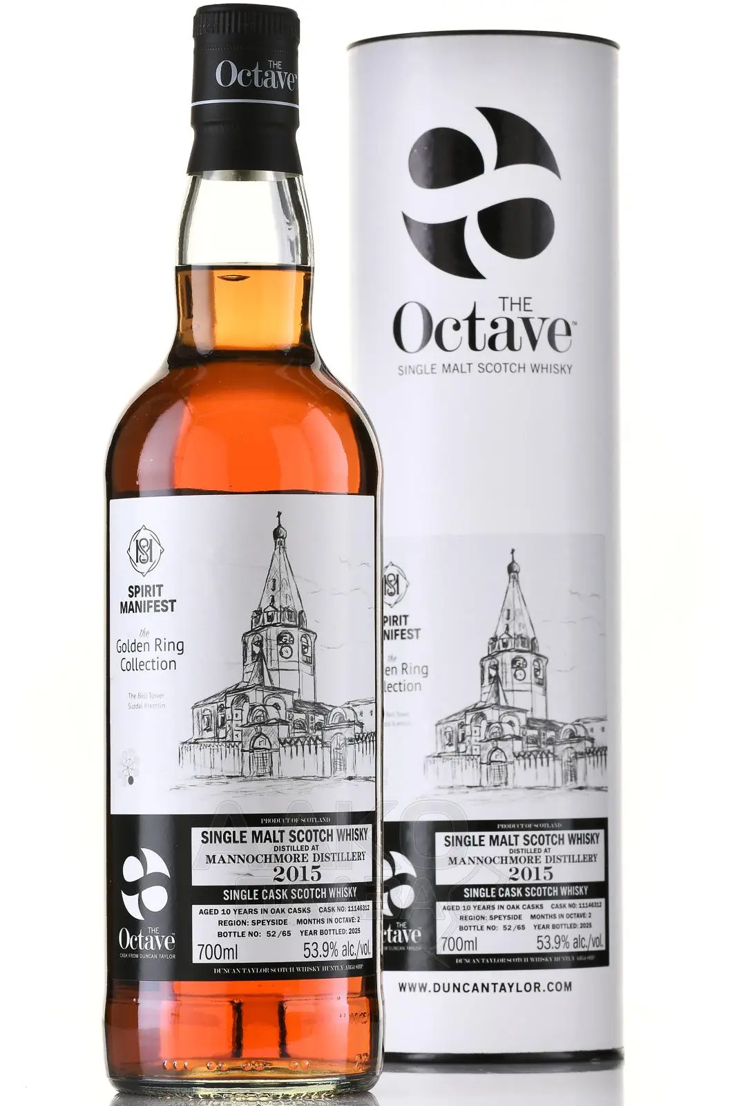 Виски Spirit Manifest Octave Mannochmore Single Cask 0.7 л в подарочной упаковке