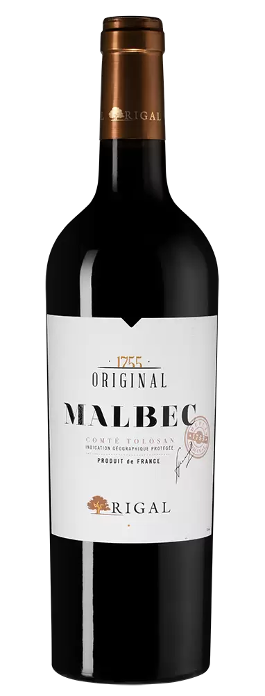 Вино Rigal Malbec 2019 г. 0.75 л
