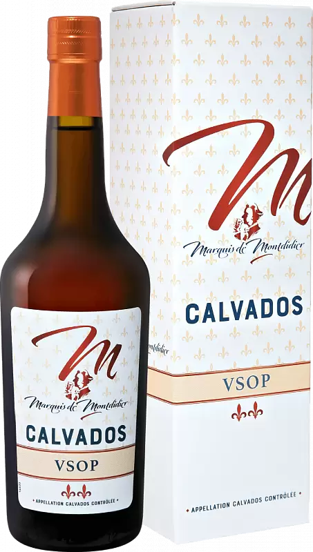 Кальвадос Marquis de Montdidier VSOP 0.7 л Gift Box