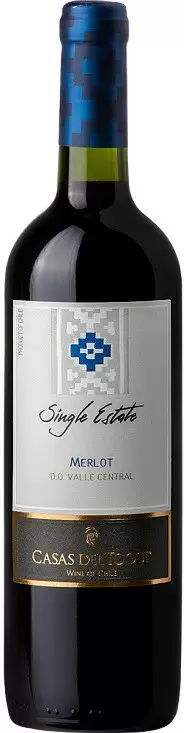 Вино Casas del Toqui Single Estate Merlot Central Valley 0.75 л
