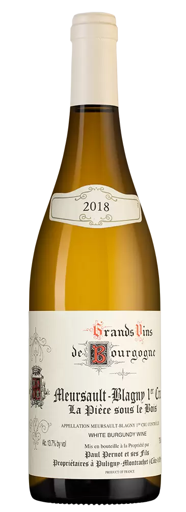Вино Meursault Blagny Premier Cru La Piece sous le Bois 2018 г. 0.75 л