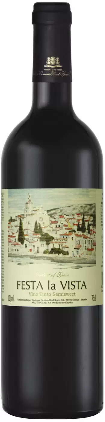 Вино Bodegas Camino Real Festa la Vista Tinto Semisweet 0.75 л