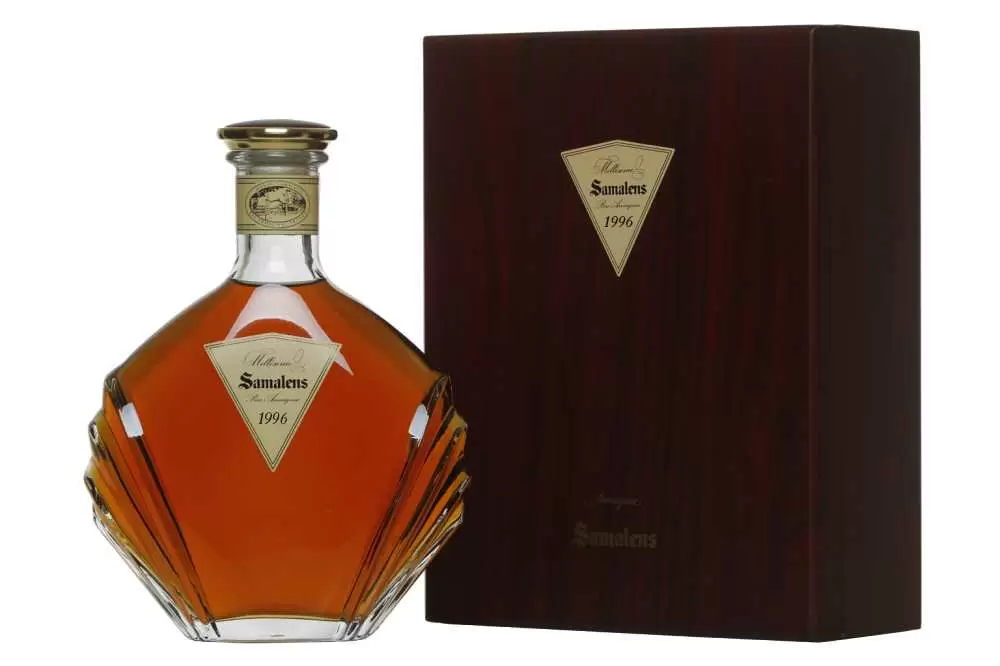 Арманьяк Samalens Millesime 1996 г. 0.7 л Gift Box Set 1 Decanter
