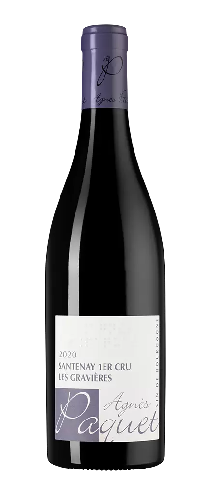 Вино Santenay Premier Cru Les Gravieres Domaine Agnes Paquet 2020 г. 0.75 л