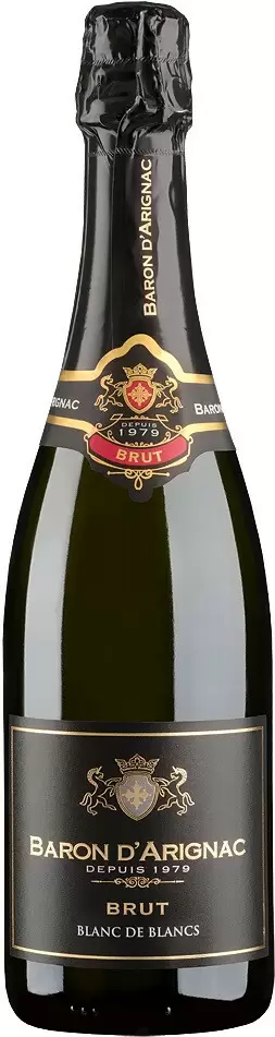 Игристое вино Baron d'Arignac Brut Blanc de Blancs 0.75 л