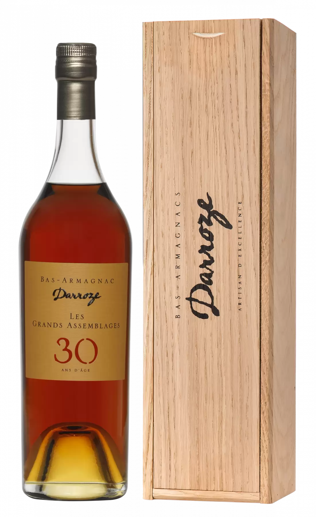 Арманьяк Darroze Les Grands Assemblages 30 Ans d'Age Wooden 0.7 л Gift Box